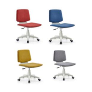 家用小型无手扶滑靠背书桌轮转椅工凳子带作轮办LTP公电脑椅子