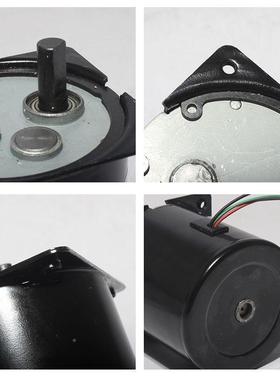 同80TYZ爪极式电永磁步电机220V交流K齿轮电机-一减速马达低速微