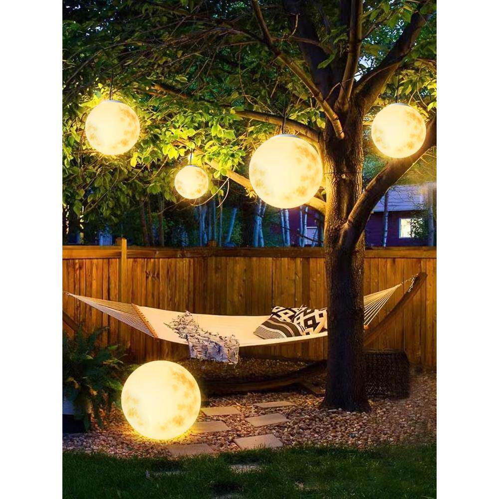 ?坪月球灯HY-02灯户外太阳庭院灯月亮灯景观别墅能花园灯球灯草灯