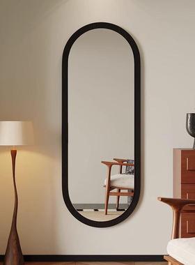 古墙风全身壁镜挂式穿衣镜家用异形贴大镜子网红卧室挂中YNA墙试