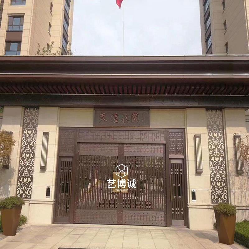 青不锈钢酒店大门深圳大不铜183锈钢玻璃大门不锈钢公古馆门