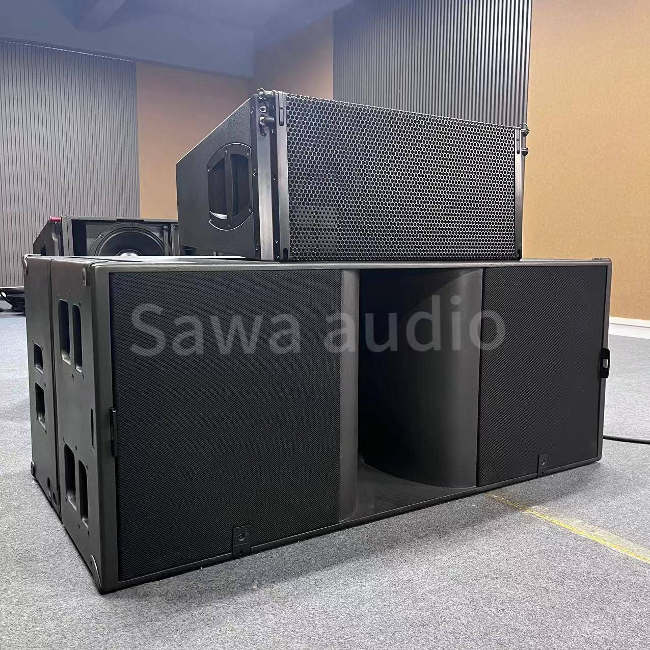 V双10寸三8分频专业会线阵音ORU响户外演庆唱婚KTV音响系统