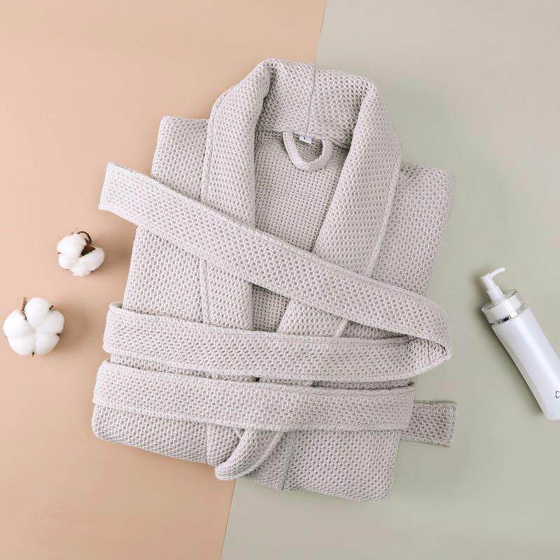 20酒24新款店浴袍天空之城全棉蜂洗巢秋冬款男女家澡浴衣高档纯棉