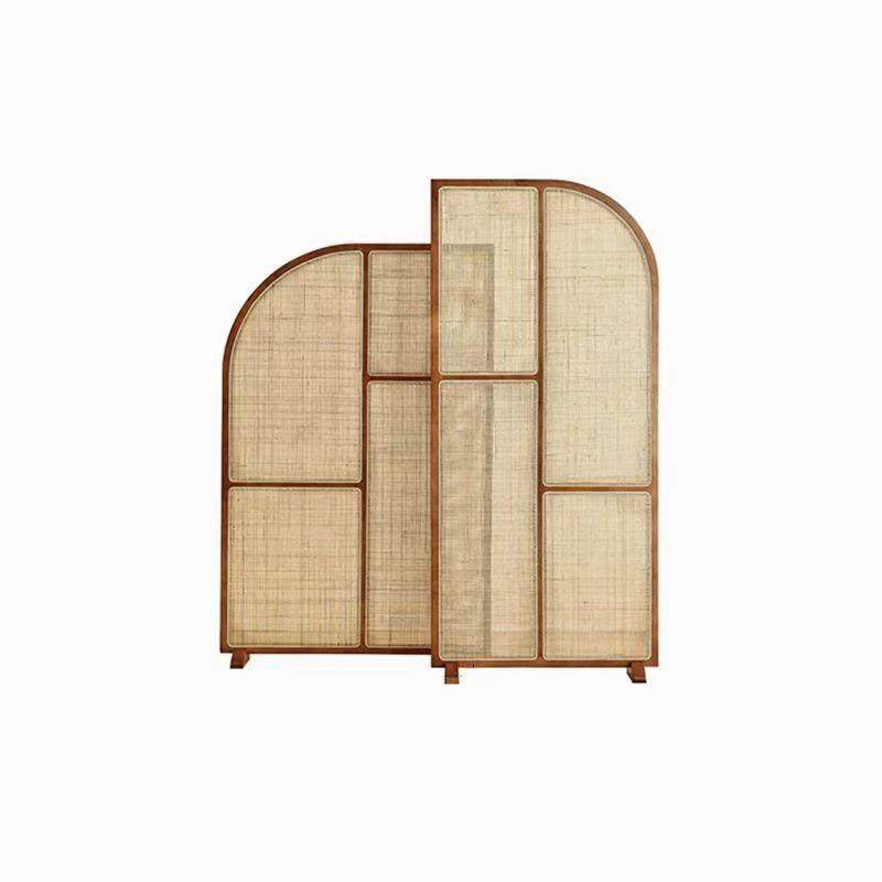 GxP日式实木藤编屏风复新款间小户型客厅古811隔墙可移断动卫生玄