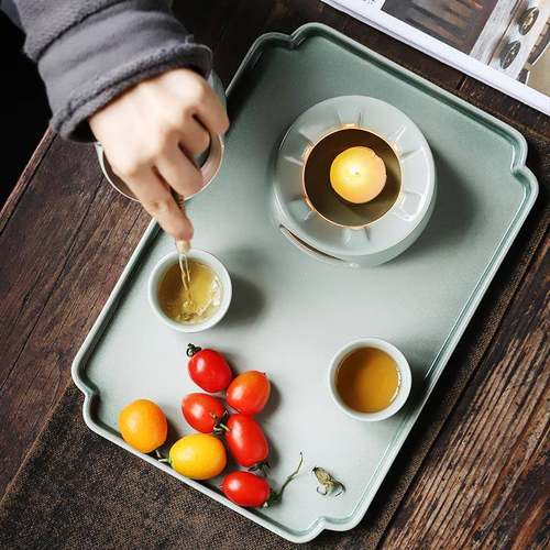 中壶式蜡烛加热陶瓷底炉茶壶套装复古茶炉泡茶简约泡座RKS茶茶器