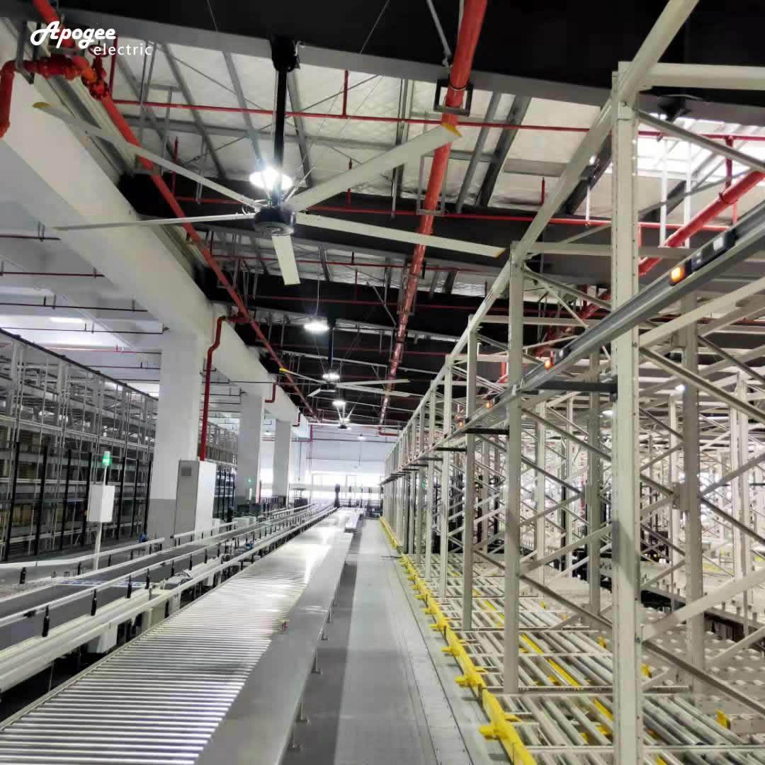沈阳7.3米大型工业用吊扇 奥宝杰大功率永磁节能大风扇 厂家直销