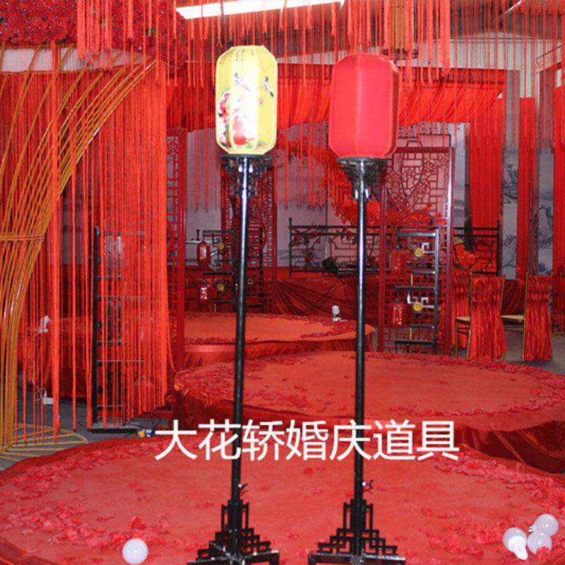 婚庆婚道具铁艺新中式路引灯宫笼3543534灯路引仿古汉唐舞台背礼图片