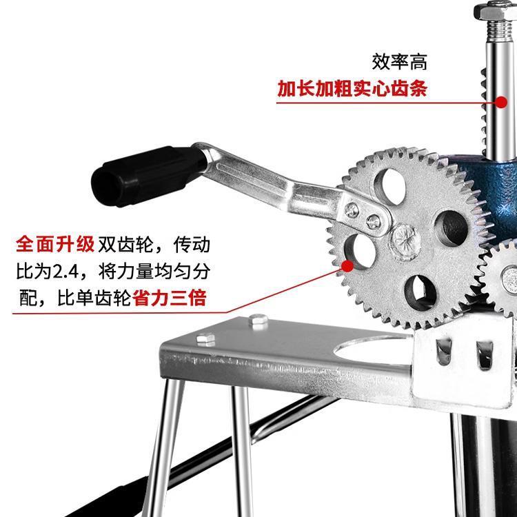 双齿WLA烙轮家用饸饹机动饸手工手条不锈钢压面条粉机器小型床压