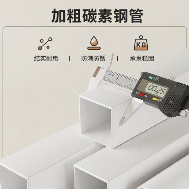 简易衣柜家室用卧布衣柜结实耐用钢架结构拉装挂衣架全WZ-slgmg封