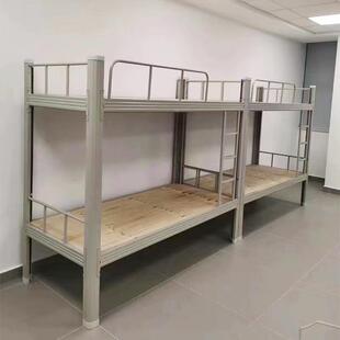 工厂直销层铁架床钢制加上下铺厚学校舍上双下宿双层床工厂工地铁