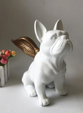 树脂工艺家居饰品NA2104现代欧式创意客厅品式摆儿卧童房动物狗件