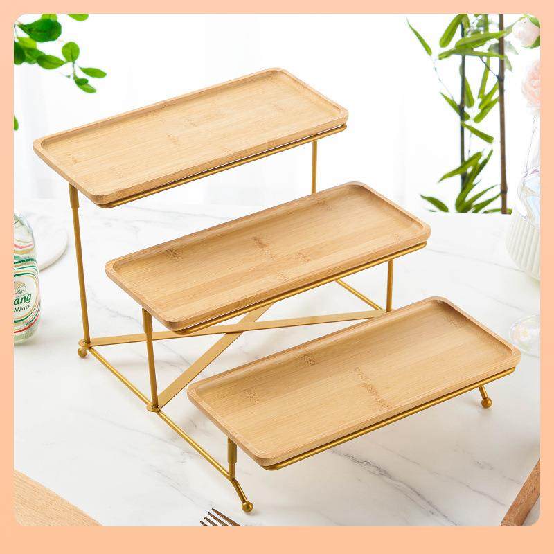 蛋?亚马逊糕瓷点心架三层水果盘托酒店甜品台自F$ph(h($助餐展示