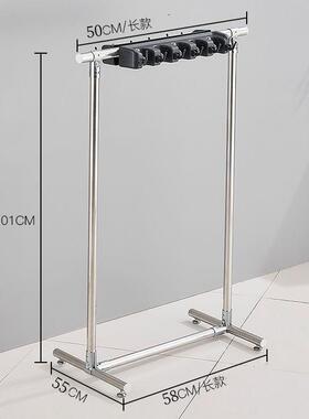 把拖布收纳扫地拖工具置移动物AL102089放家用不锈拖把架落地钢式