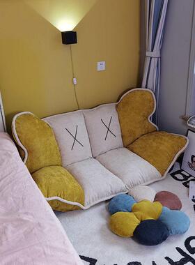 懒人椅沙THD发可躺可睡榻榻米座椅沙发椅两折叠人用沙发床阳台躺