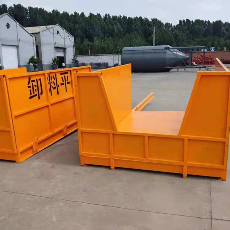 建筑地卸QHT料平台施工升降高机移动吊装台屉式楼层电工抽动可移