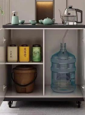 多功茶桌移动家用茶台边轻奢客厅YWA沙发能茶茶几侧柜阳台小茶桌