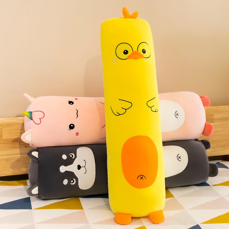 条抱枕女生侧睡男夹腿枕长圆柱头生款QLN睡觉床上靠枕可赢朔