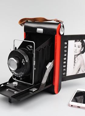 复古老式相机模型铁艺怀旧客藏酒吧101厅窗橱柜收摆件拍摄影道具