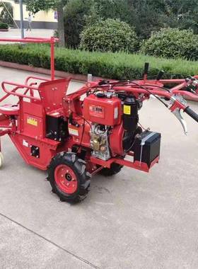 家用多功能座驾式小型玉获EIP米收扒配套皮碎杆机还田机