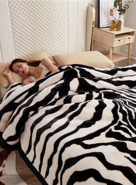 冬季单人毛加厚被超毯厚绒毯学生宿舍午睡双毯PALM-YPJ盖被铺床层