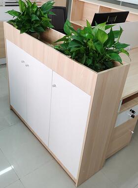 君诚家断具JC1187矮柜地柜公室收储物柜办木质隔资料文件柜花槽柜