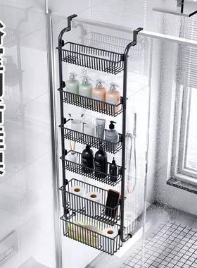 免打孔门后挂篮架置物架多层纳浴室收门UGK挂架多后功能整理架