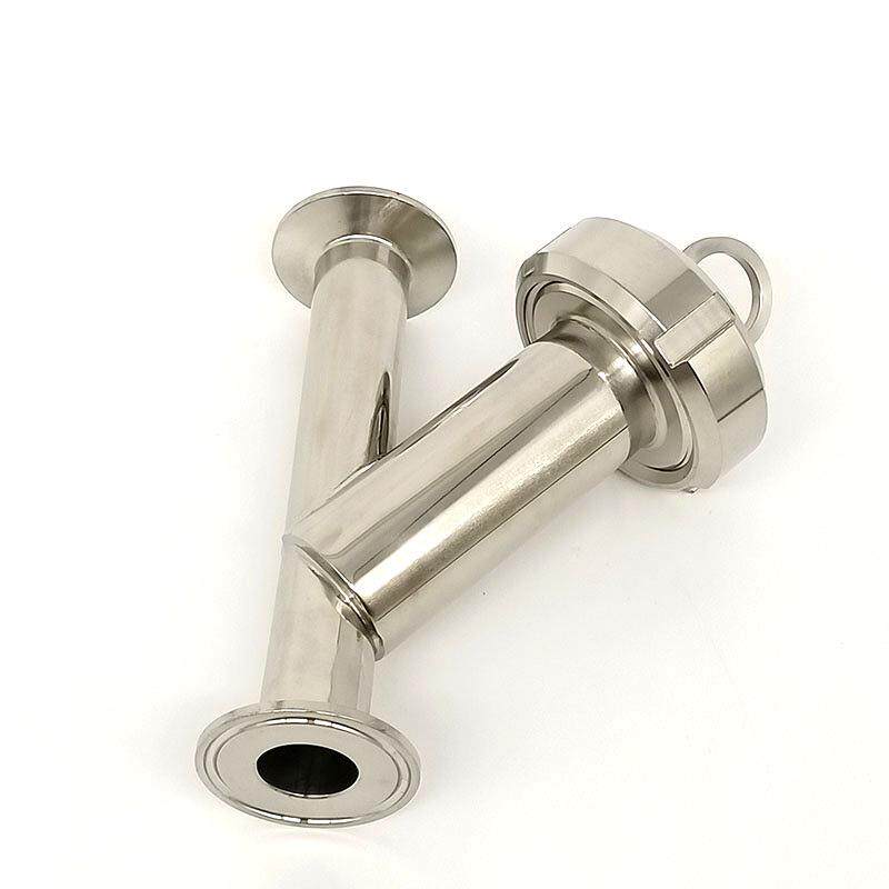 卫级生快装Y过滤器304不锈卡箍式钢GL81W-16卡盘快开管道过型滤器