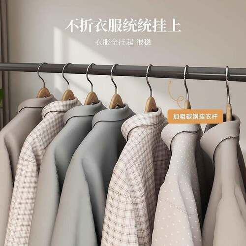 家开用衣柜钢QDL架衣柜全封闭简加易组装落高衣柜结实耐用地放式