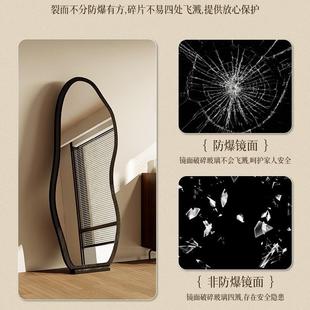 式 071古身落地镜家用设计师法异形穿镜衣镜感网红试衣大 全复JYYX