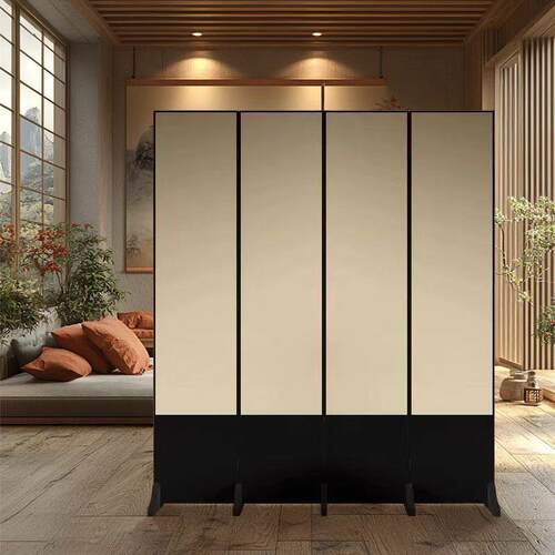 现代简约屏风办玄公室小户型关移客动折屏隔断厅入78574456户家用