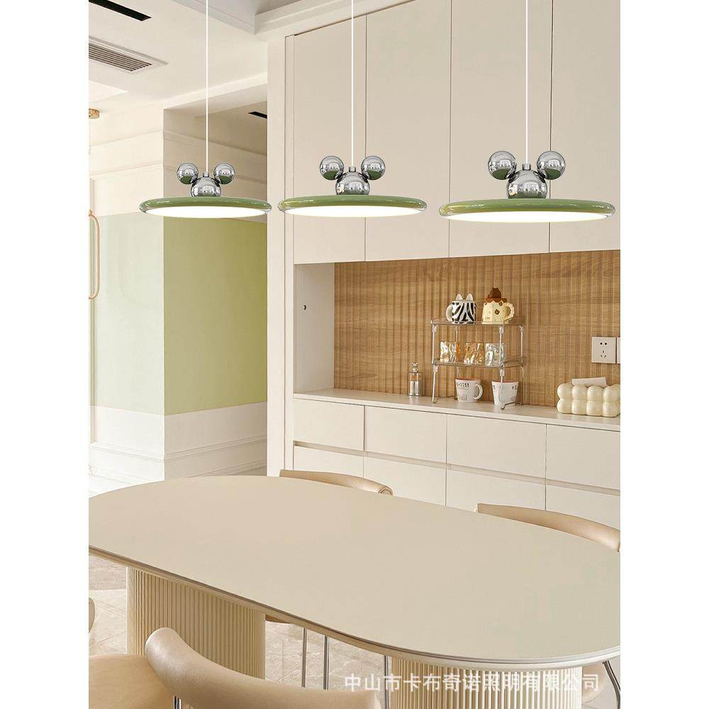 飞碟油奶餐5厅吊灯现代简约202新款流行餐桌风灯网红设计师862吧,家装灯饰光源,风扇灯,淘宝优惠券,粉丝福利购,淘宝优惠卷