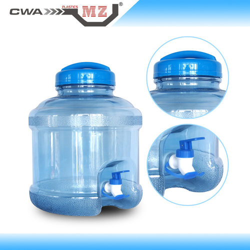 加厚纯净水桶大口盖塑料水桶茶台PC饮水桶矿泉纯净饮水桶带龙头