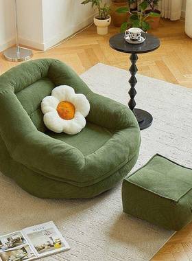 懒人发榻榻米窝窝法沙发椅沙单人小户型红阳台客厅办公式OWZ网款