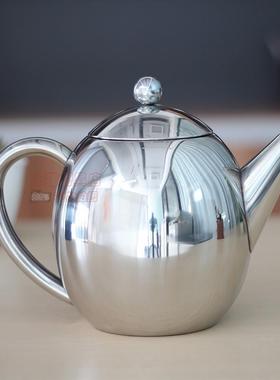 双层锈实VUB隔热厚30不钢茶壶保温花茶壶过滤网家4用闷茶壶