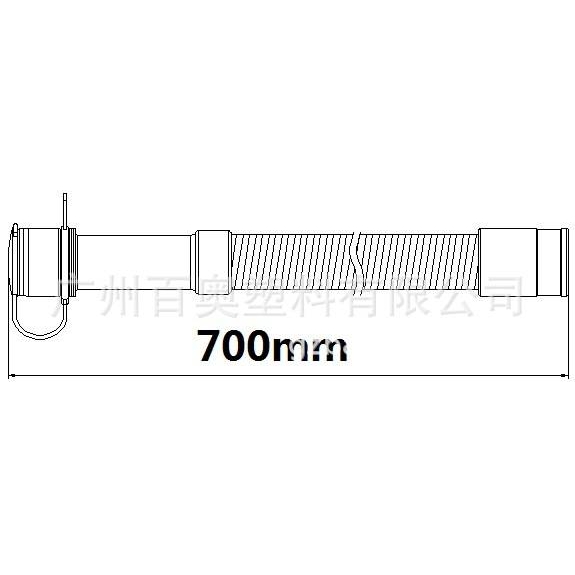 BA730BT洗地机放污管放水管伸缩污水排污软管配件厂家