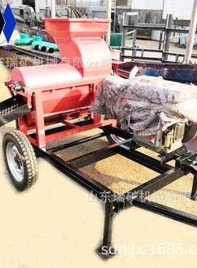 山东玉米脱粒皮机打机苞米扒脱粒XWW一脱体机850型玉米机电粒动家