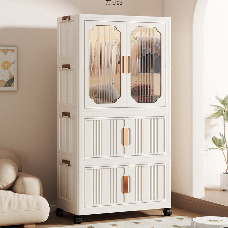 家用简易衣柜宿舍衣服置物收纳柜儿童成人衣柜婴儿小孩宝宝衣橱