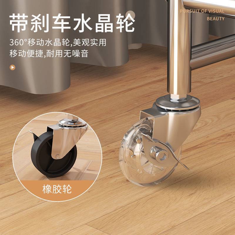 简易衣帽架落地卧室置物架家用收纳篮服装店可移动加厚衣服架