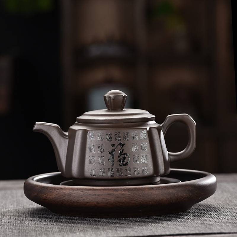 紫砂壶泡茶壶单壶煮茶器冲茶具纯手工家用大容量原矿紫泥高端