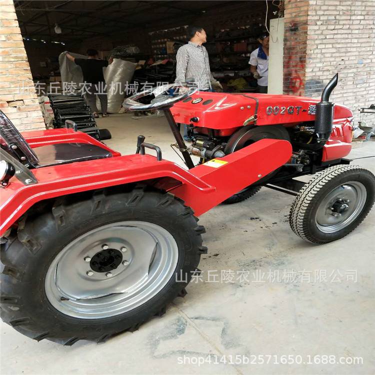 窄轮距小型农用拖拉机 多功能蔬菜大棚管理机 30马力单缸拖拉机