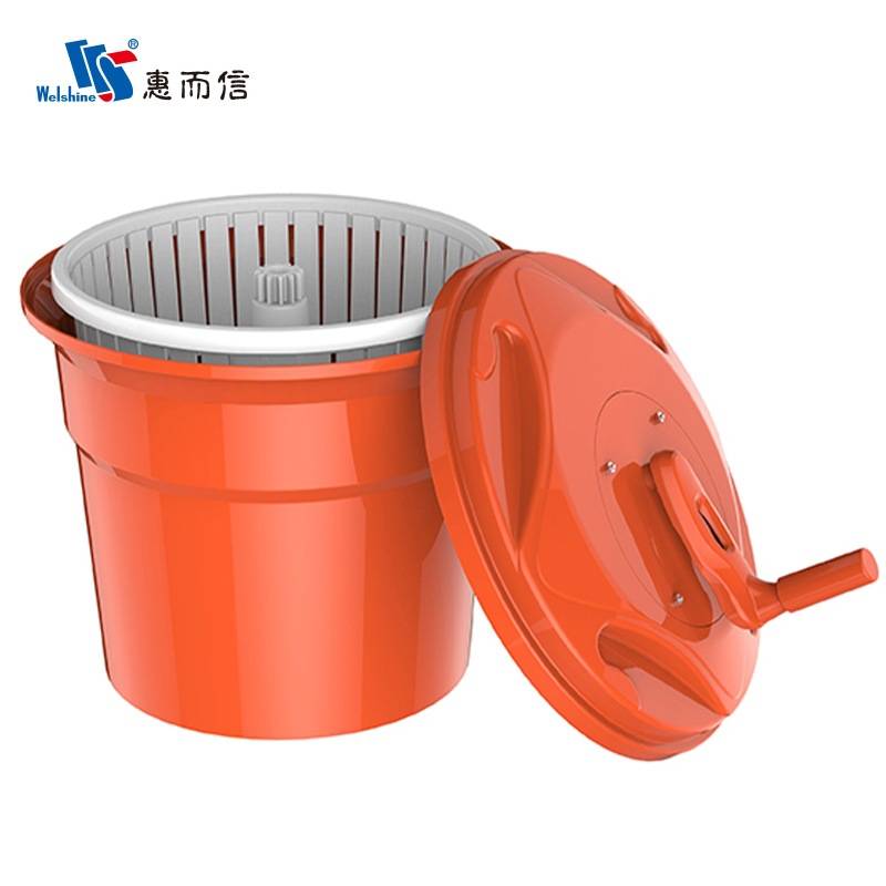 惠而信西餐厅商用沙拉脱水器蔬果手动甩干脱水器蔬菜水果脱水桶