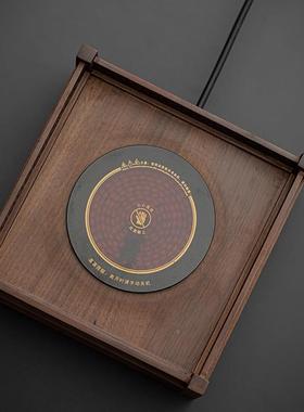 胡花桃木壶智能烧水炉小型煮茶器52102耐高温高硼硅玻璃煮茶蒸茶