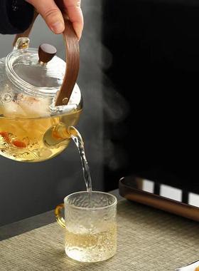 可泡茶壶茶具套电装陶炉煮茶器7L玻璃煮65122茶炉壶明火烧水壶提梁围无