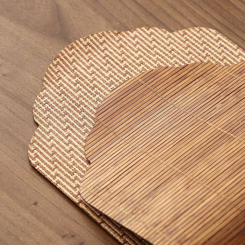 复古大漆竹编小竹竹茶席防户外席长款一人干水泡旅行F97J577H帘垫