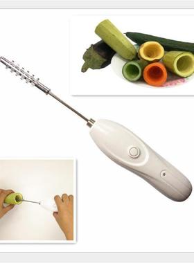 多功能工果式PAJ蔬掏心器挖充电式刮鱼鳞具电动便捷孔器小型打蛋