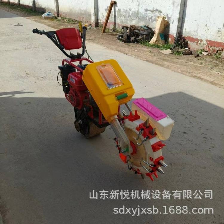 汽油双行追肥机 玉米大豆施肥播种机 单行电动精播机