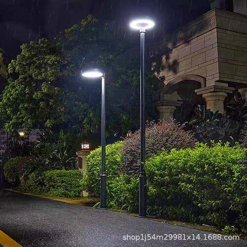 太阳能院灯户路外防水路灯超亮接FAV庭电款公明园广场照灯园区道