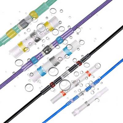 跨境电商货源300pcs盒装防水绝缘焊锡环热缩中接端子组合厂家直供