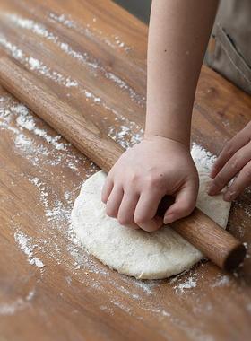 A头5L黑胡桃尖实木擀面杖家用粘不大号杆面棒不沾包子F768MH89擀