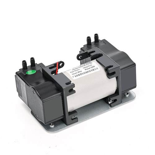 580膜1PM2-隔直流双头泵220增压静音电V动气泵无油活FOA塞真空泵